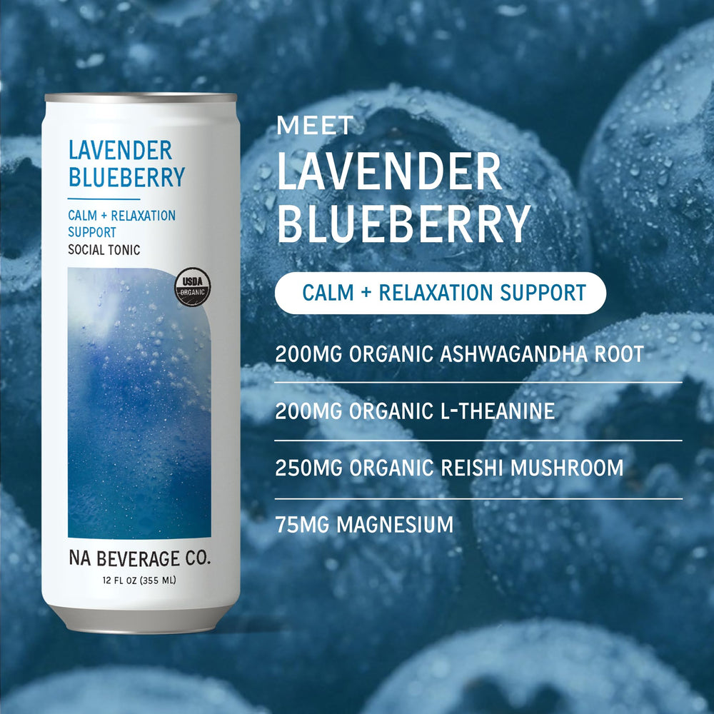 The NA Beverage Social Tonic variety-pack fridge scene, handy for gatherings
