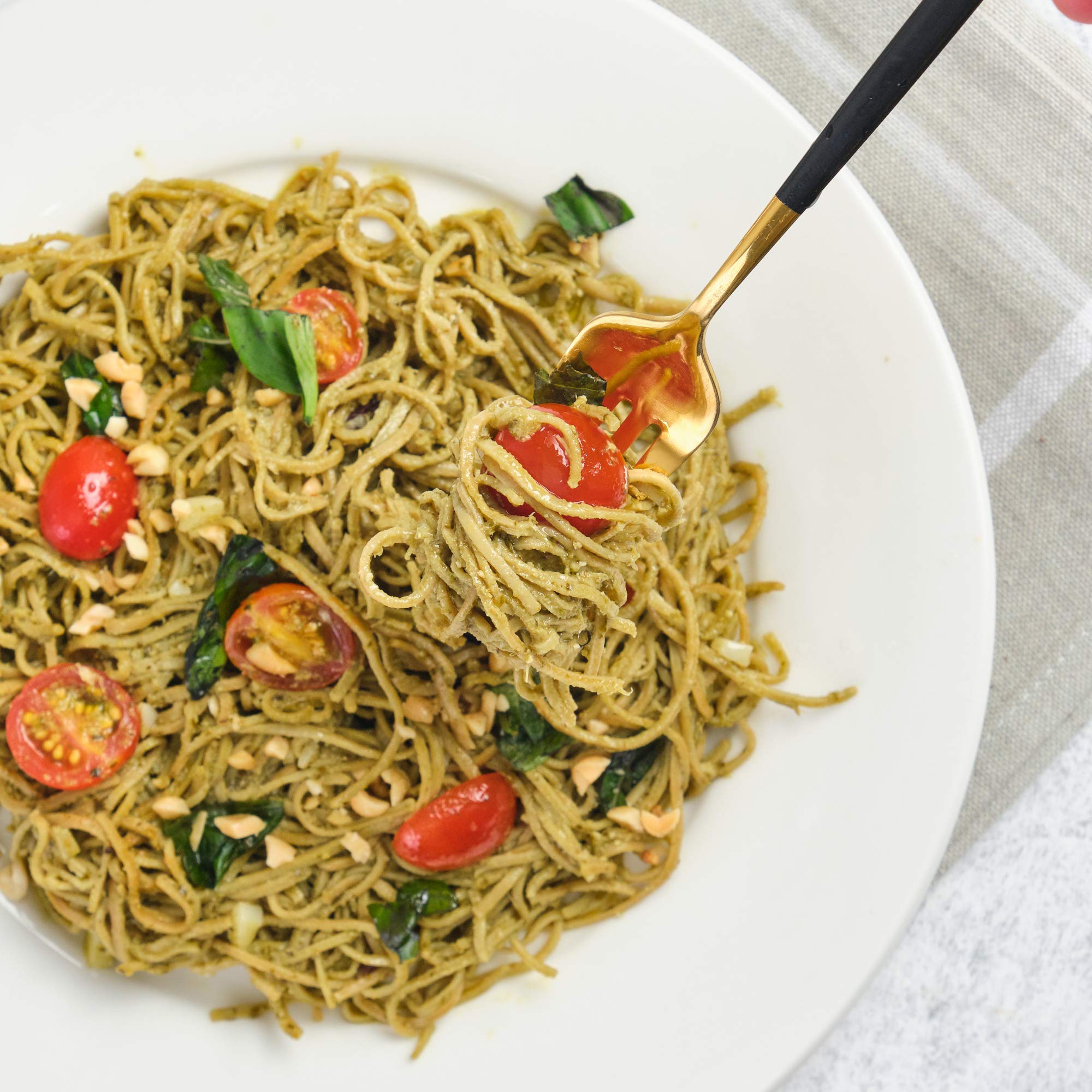 The Only Bean Edamame Spaghetti offers protein and fiber in a plant-based noodle.