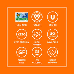 The Only Bean keto snack pack highlights low net carbs and plant protein.