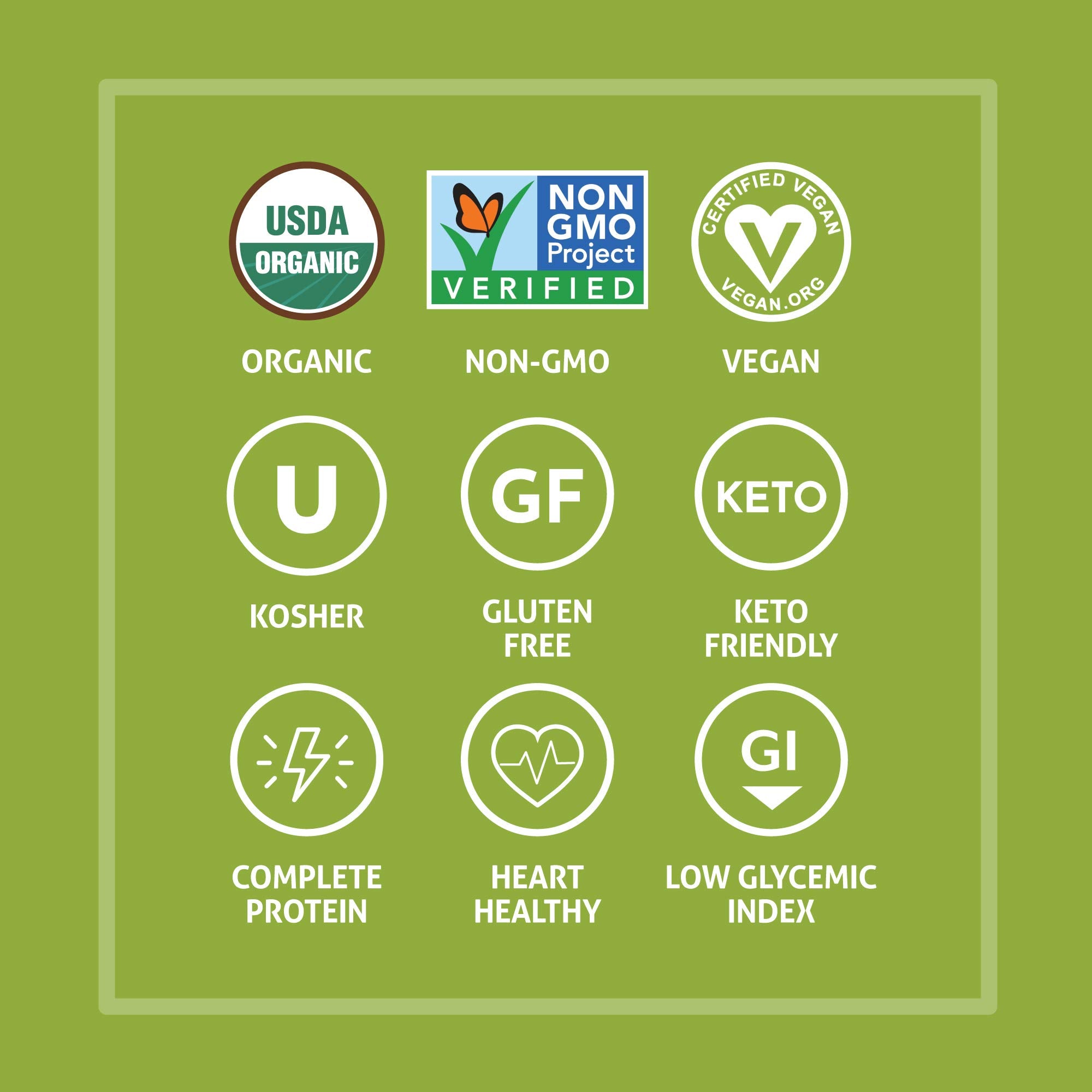 The Only Bean low-carb pasta nutrition label highlights 9g net carbs per serving.