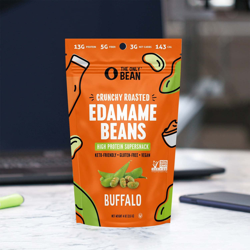 The Only Bean snack on the go ideal emphasizes portable nutrition.