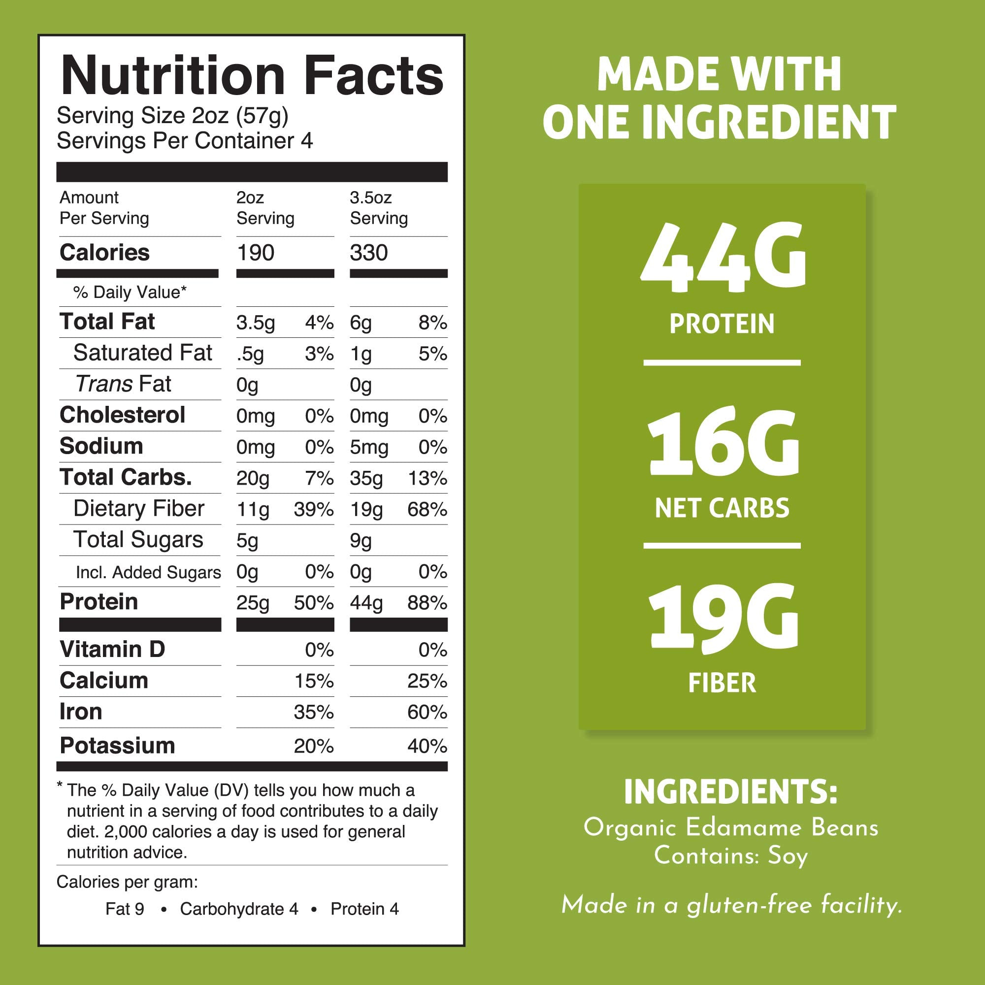 The Only Bean soy fettuccine pack offers vegan-friendly noodles ready in minutes