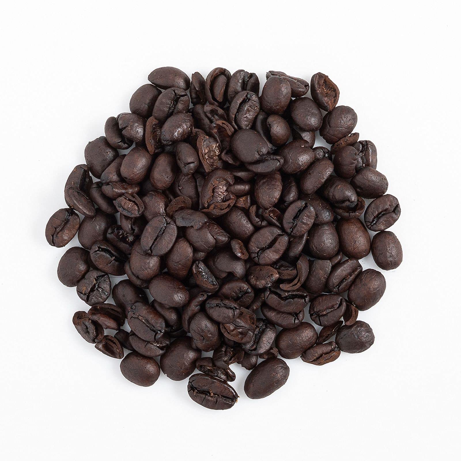 Gorilla Decaf label close-up emphasizes organic, water-processed decaf and Central American origin.