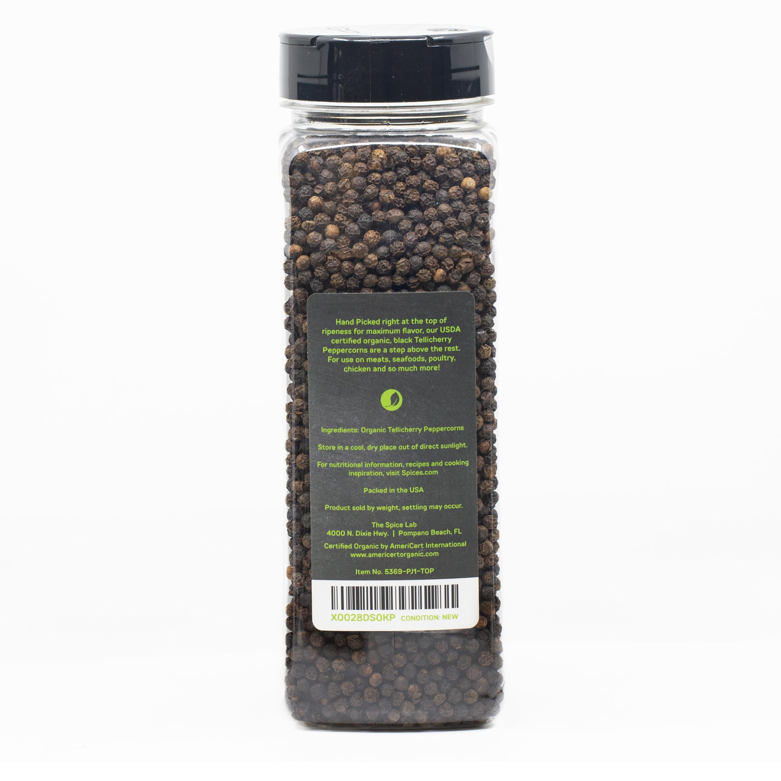 THE ORGANIC PANTRY steam sterilized process protecting flavor.