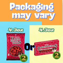 The Original Boston Baked Beans candy close-up highlighting the sweet and savory crunch.