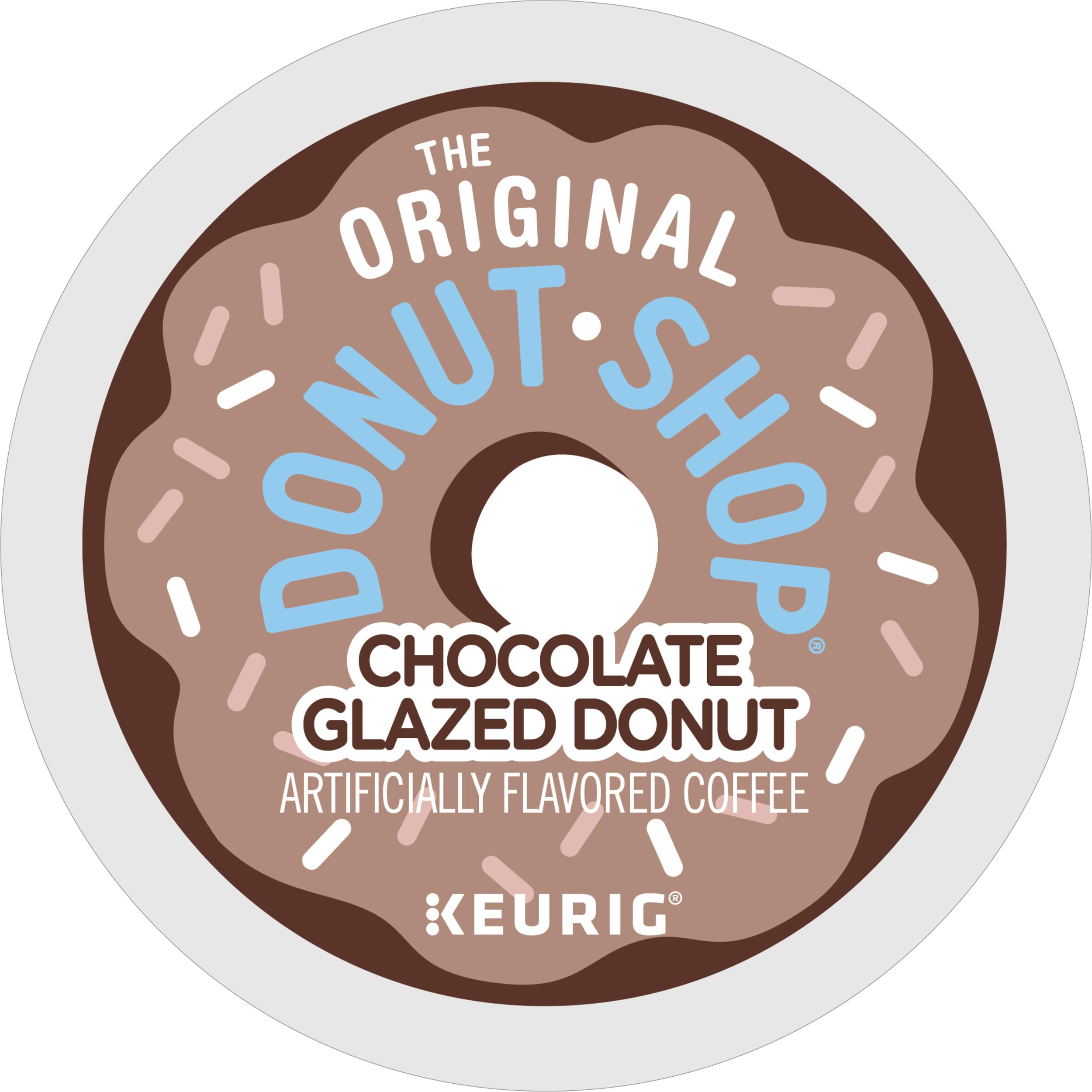 Close-up of The Original Donut Shop K-Cup pods' bold aroma.