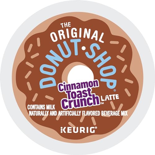 The Original Donut Shop Cinnamon Toast Crunch One Step Latte delivers creamy texture in every cup.