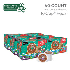 Boxed The Original Donut Shop Cinnamon Toast Crunch One Step Latte pods ready for fast, delicious brews.