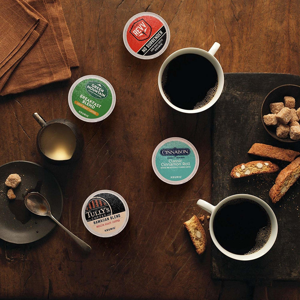 The Original Donut Shop Dark pod close-up for a deeper, robust cup.