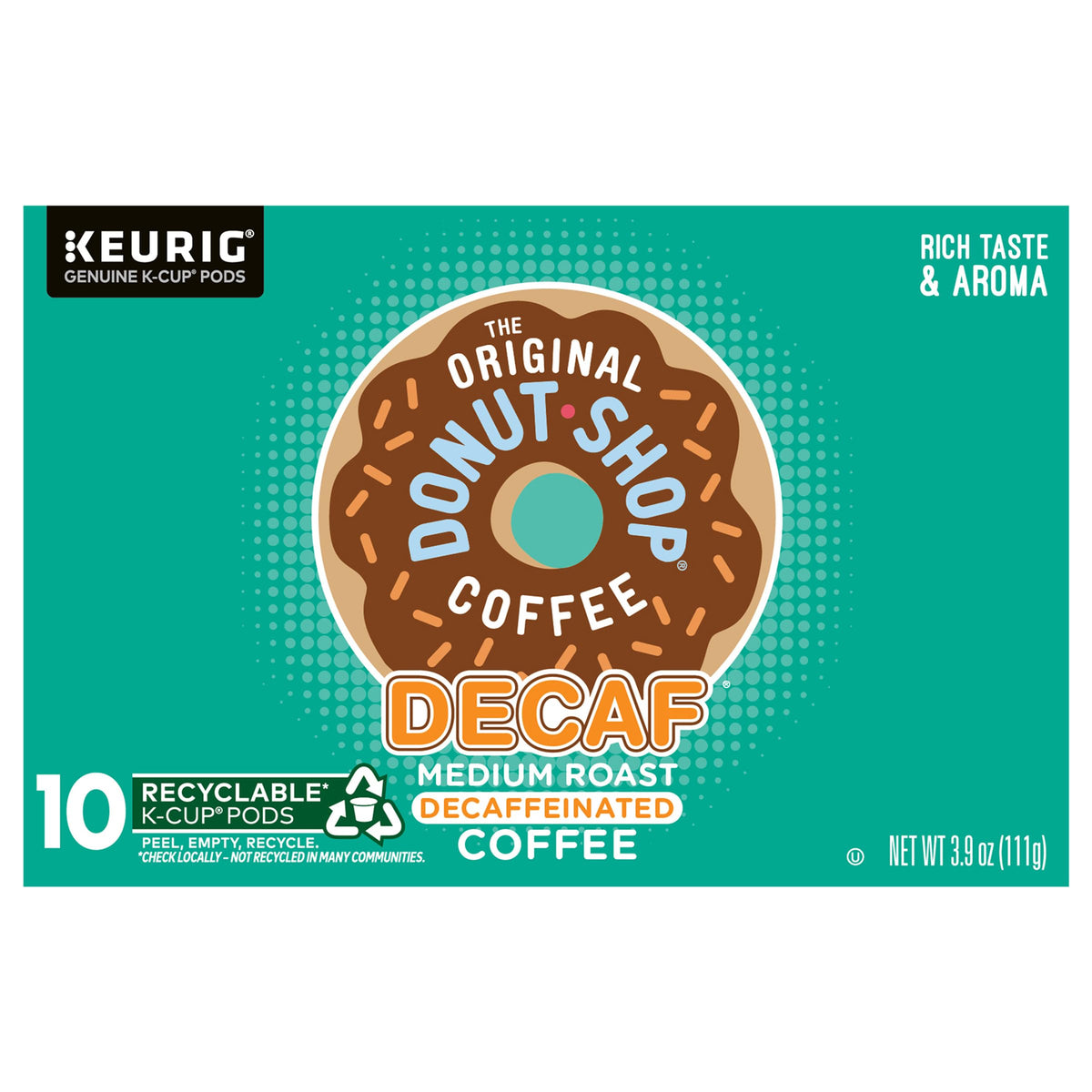 The Original Donut Shop decaf-medium-roast-k-cup-pods deliver smooth flavor for easy mornings.