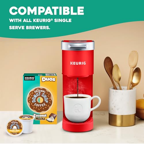The Original Donut Shop Duos K-Cups fit Keurig brewers for reliable performance.