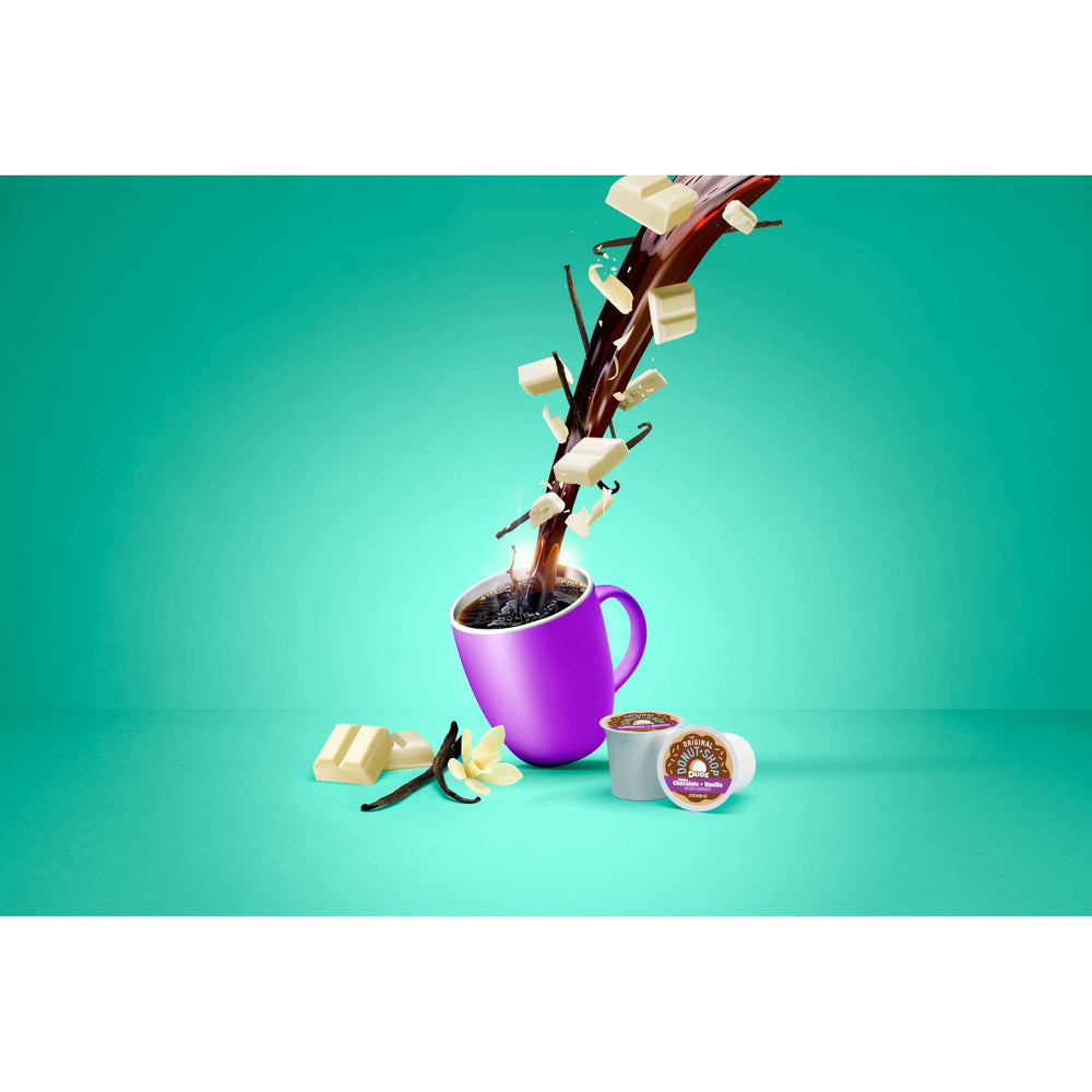 The Original Donut Shop Duos recyclable K-Cup pods support easy recycling.