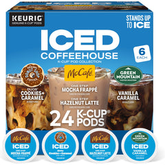 The Original Donut Shop iced duos cookies and caramel box — convenient iced coffee for busy mornings