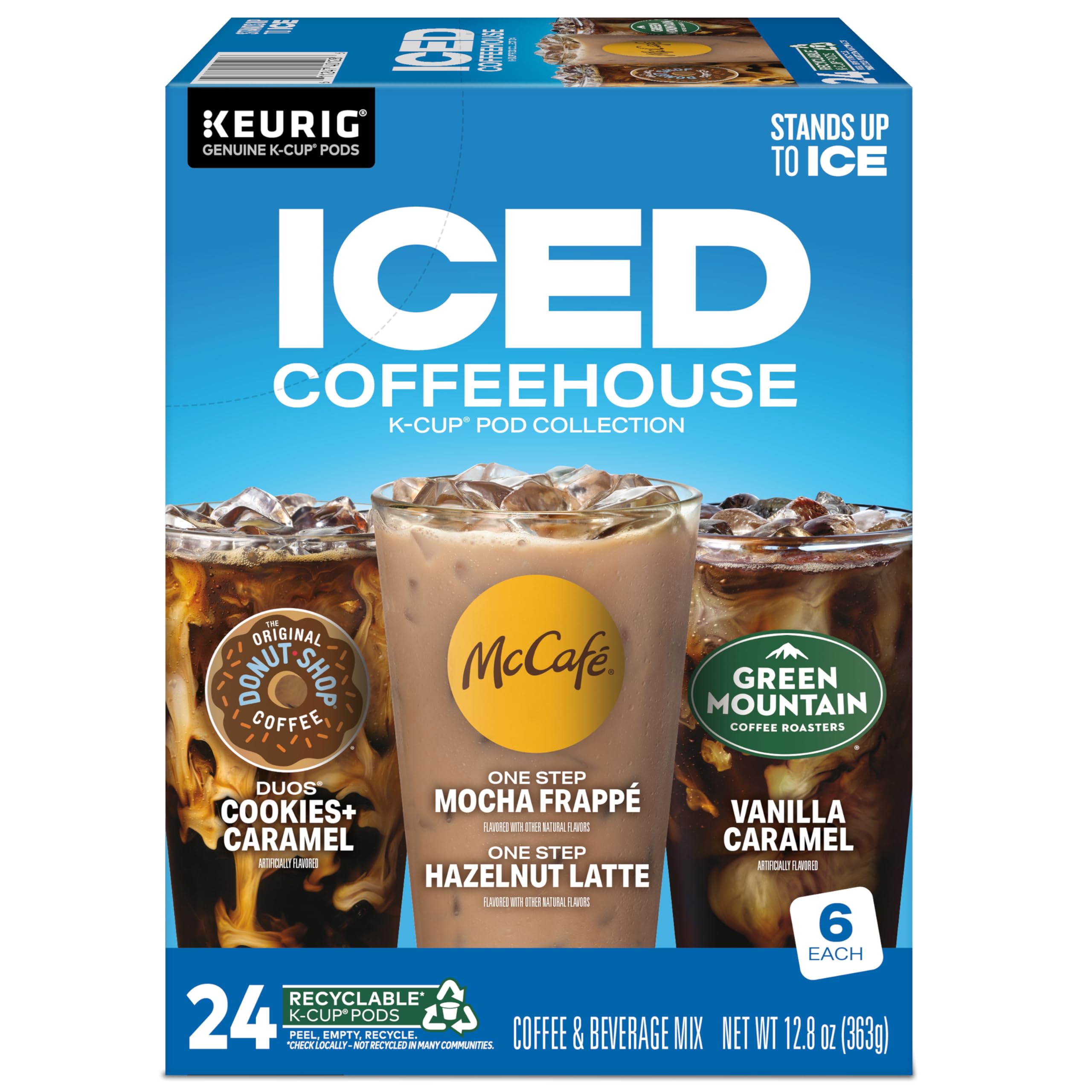 The Original Donut Shop iced duos cookies and caramel k-cup pods ready to brew
