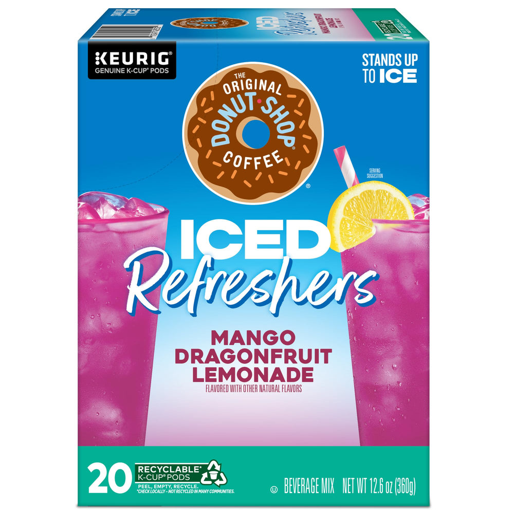 The Original Donut Shop Mango Dragonfruit Lemonade Iced Refreshers recipe hint
