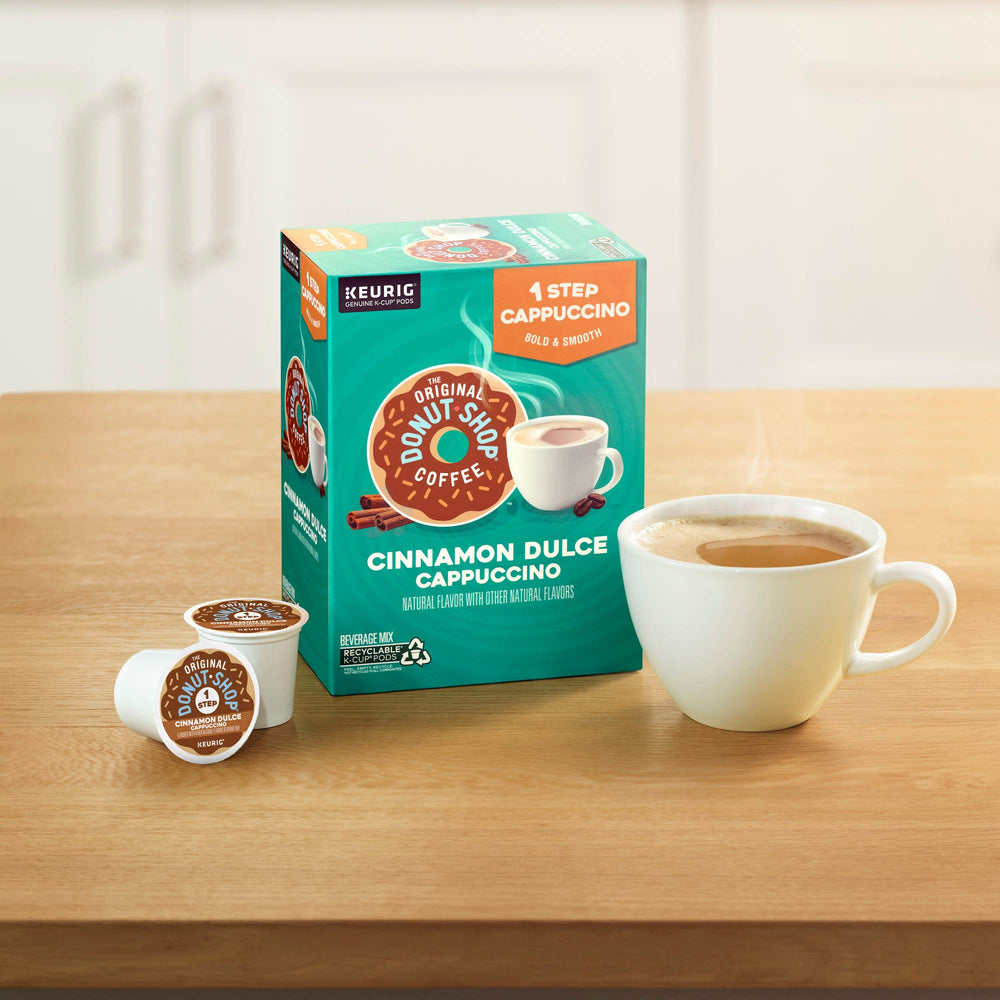 Brewing at 10 oz for balanced flavor from One-Step Cappuccino