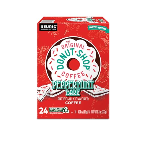 The Original Donut Shop Peppermint Bark K-Cup pods come from responsibly sourced coffee