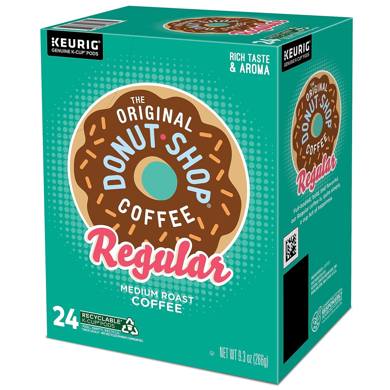 Close-up of The Original Donut Shop Regular coffee beans, fresh and inviting