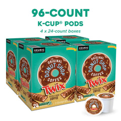 The Original Donut Shop Twix coffee K-Cup pods 24-count box ready for daily use.