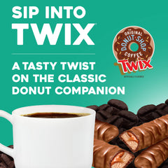 The Original Donut Shop Twix coffee pods in a pack, shelf-ready for easy restocking.