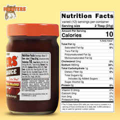 The Original Hooters 3 Mile Island sauce in a dipping bowl for seafood and snacks.