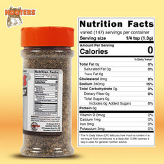 The Original Hooters Seasoning Salt on fries adds crisp, savory depth
