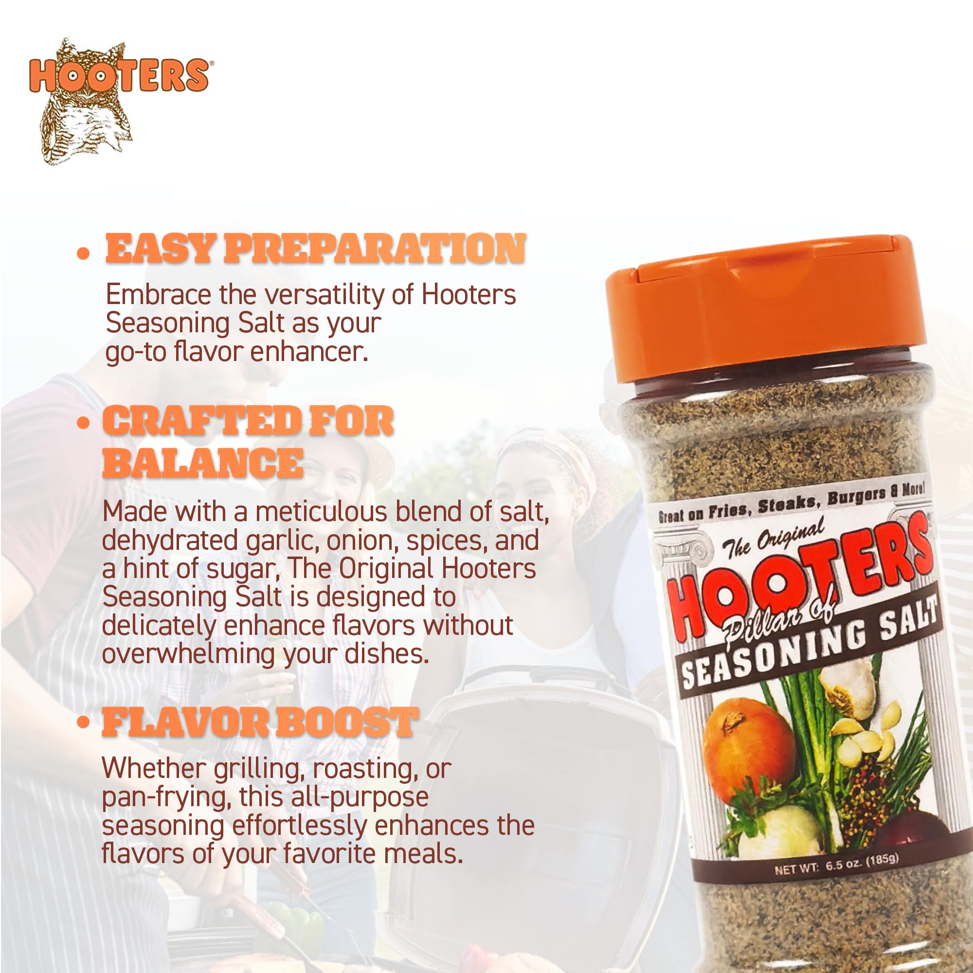 Convenient, all-purpose seasoning helps finish meals with balanced garlic-onion profile
