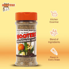 Perfect for soups and stews, The Original Hooters Seasoning Salt boosts warmth