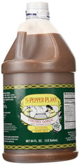 The Pepper Plant California Style Hot Sauce bottle with chunky garlic for bold flavor.