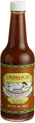 The Pepper Plant PPPR hot Cali-style sauce bottle pour for adding zing to tacos and eggs