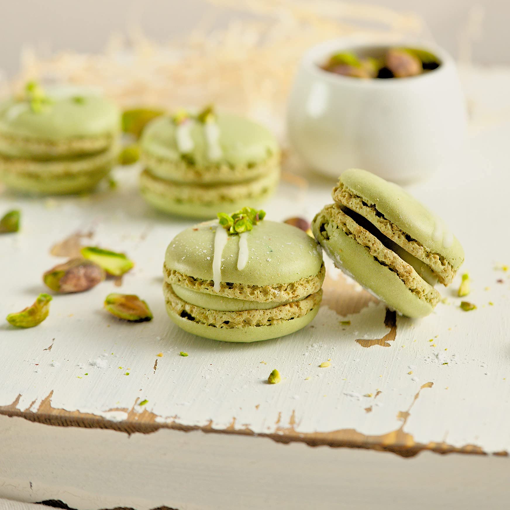 The Pistachio Factory pistachio butter scoop provides a protein-rich snack.