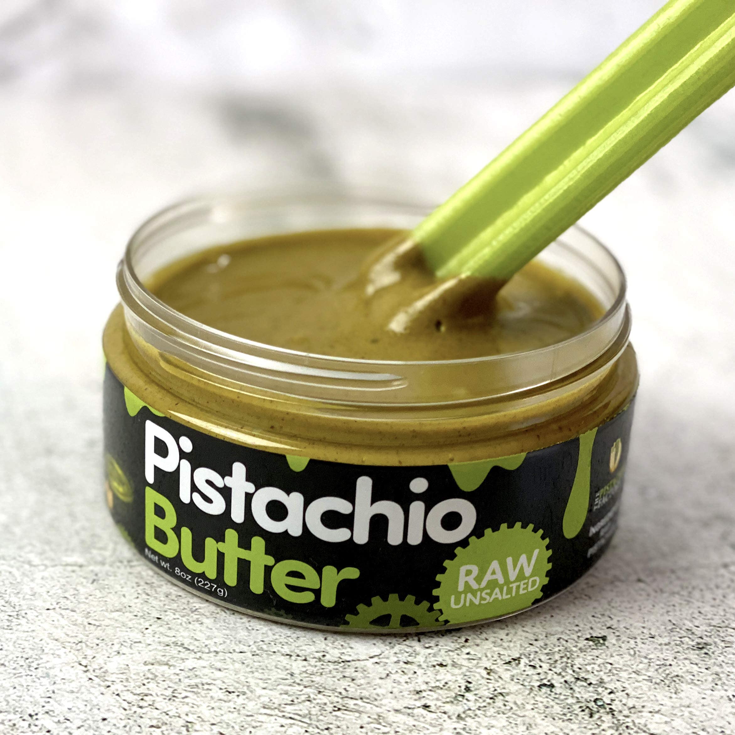 The Pistachio Factory pistachio butter on toast showing creamy texture and versatility.
