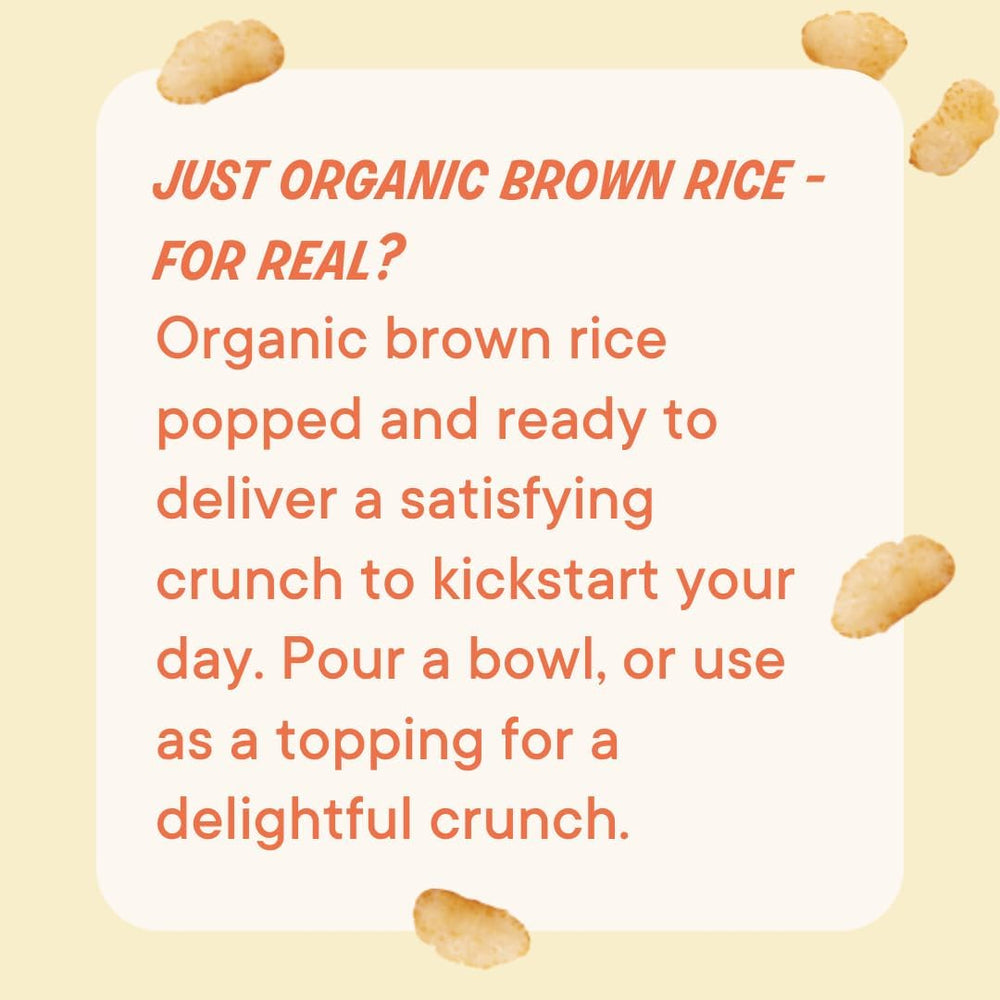 Pour a bowl of The Real Cereal Company crisps for a gluten-free breakfast option.