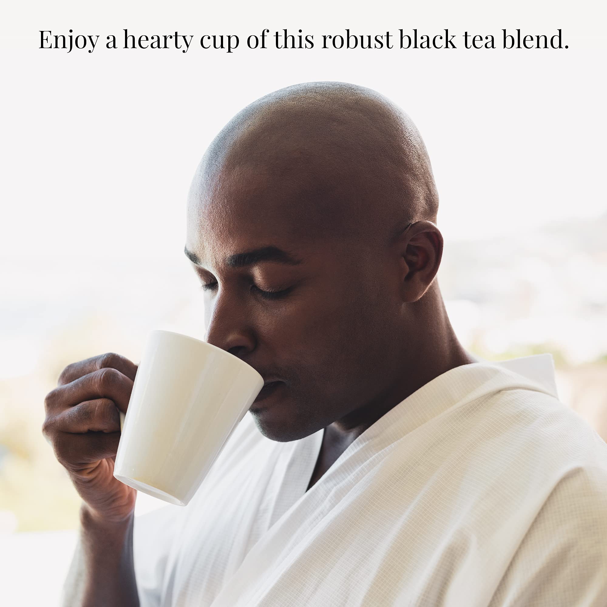The Republic of Tea British Breakfast Tea bags for quick, consistent brew.