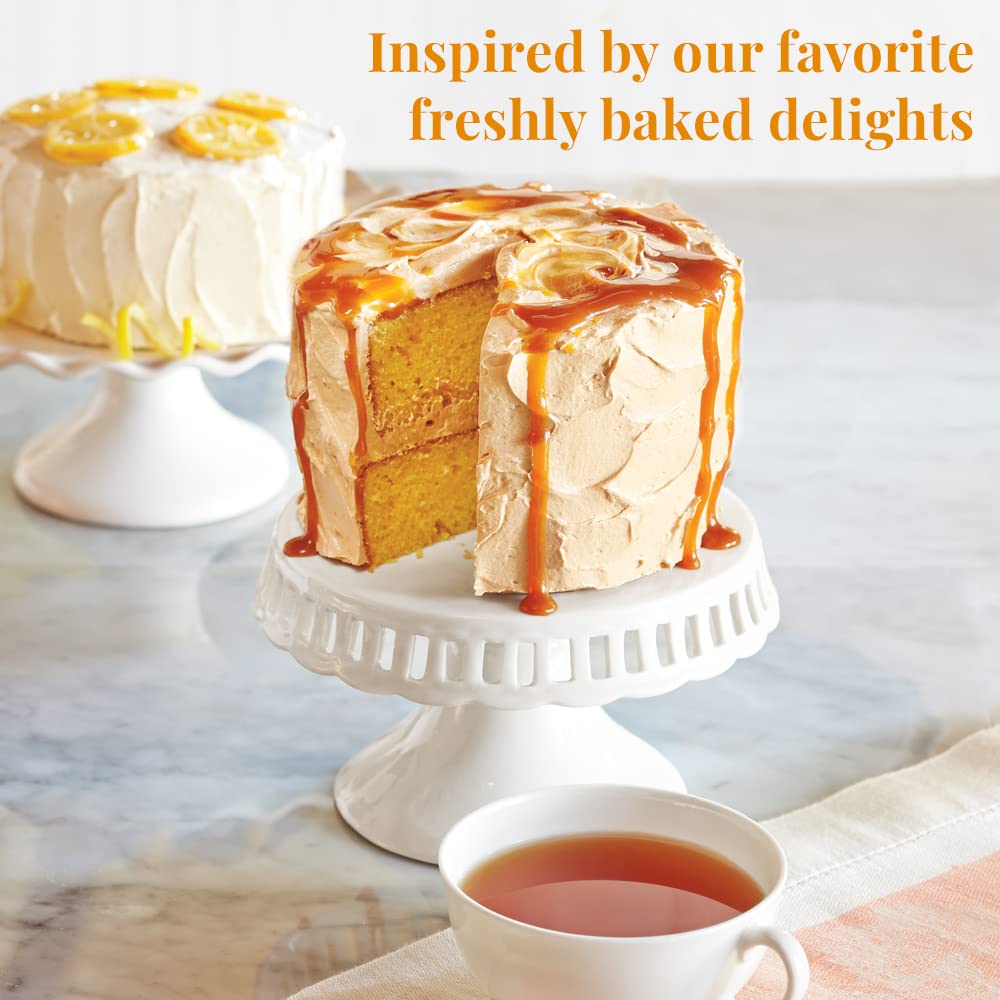 The Republic of Tea Caramel Vanilla Cuppa Cake natural vanilla and caramel flavors.