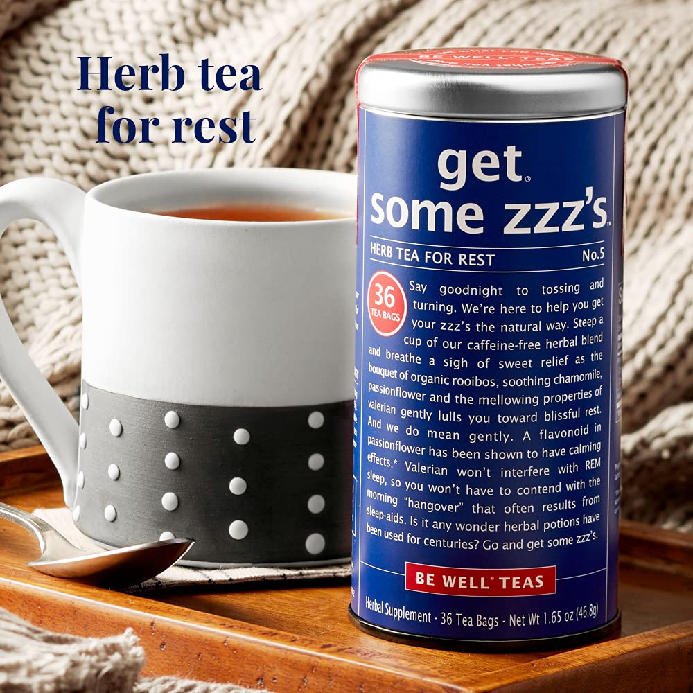 The Republic of Tea Chamomile, Passionflower, and Valerian blend with soothing aroma