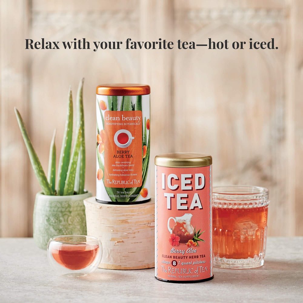 The Republic of Tea cup on a bright counter conveys inviting aroma and a momentary escape.