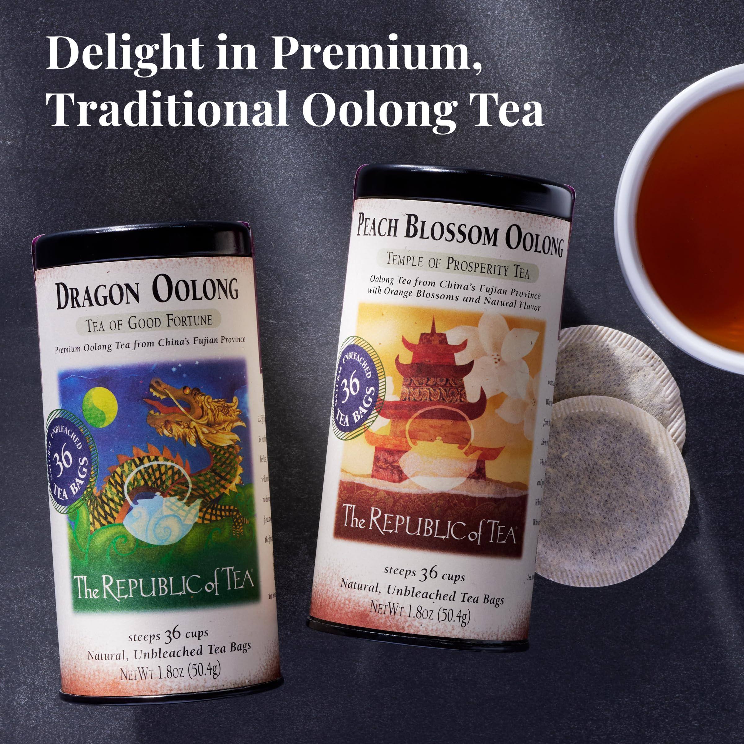 Dragon Oolong tea cup aroma reveals toasted chestnut notes.