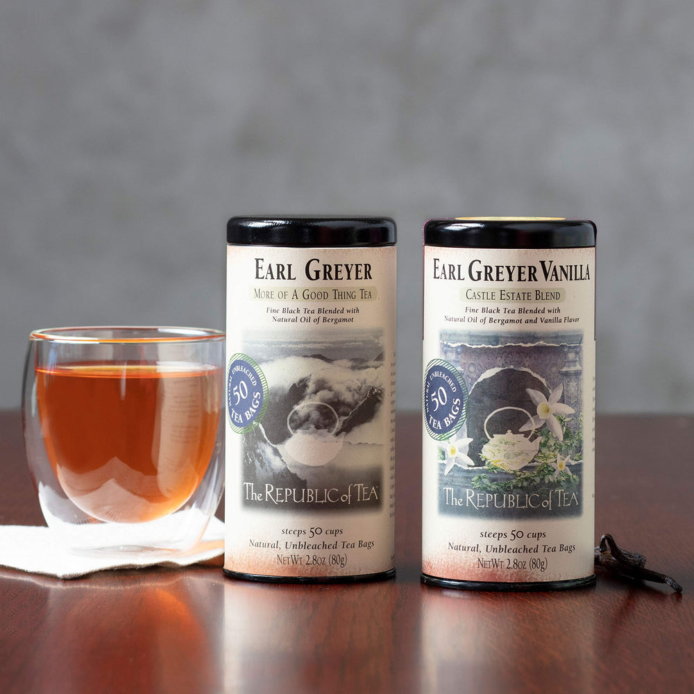 Gift-ready Earl Greyer Vanilla tin ideal for tea lovers and thoughtful gifting.