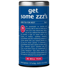 The Republic of Tea Get Some Zzzs tea bag steeping for a calming evening ritual