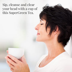 Organic ginkgo biloba leaves featured in the blend.