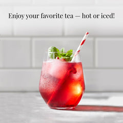Dried goji berries and green tea leaves in the blend for aromatic notes