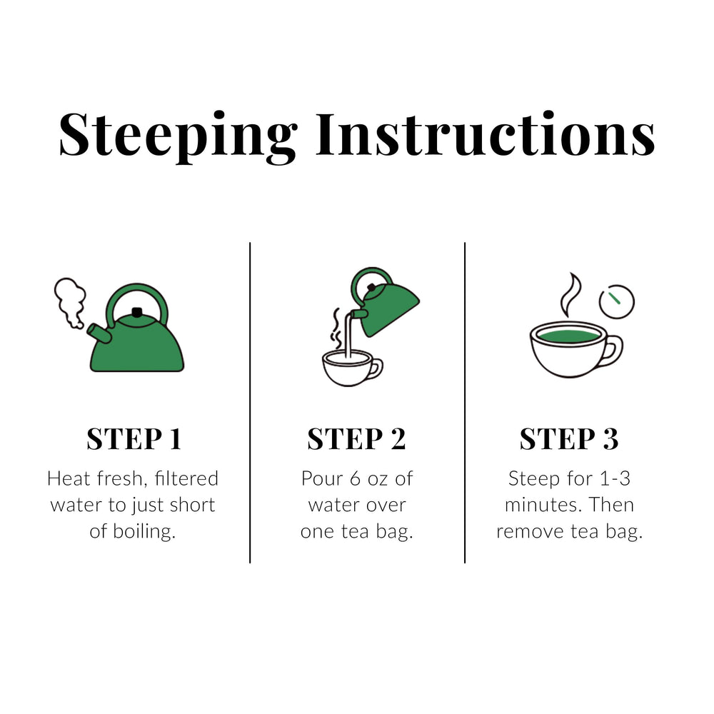 HiCAF Gingermint Green Tea with compostable teabags supports sustainable rituals