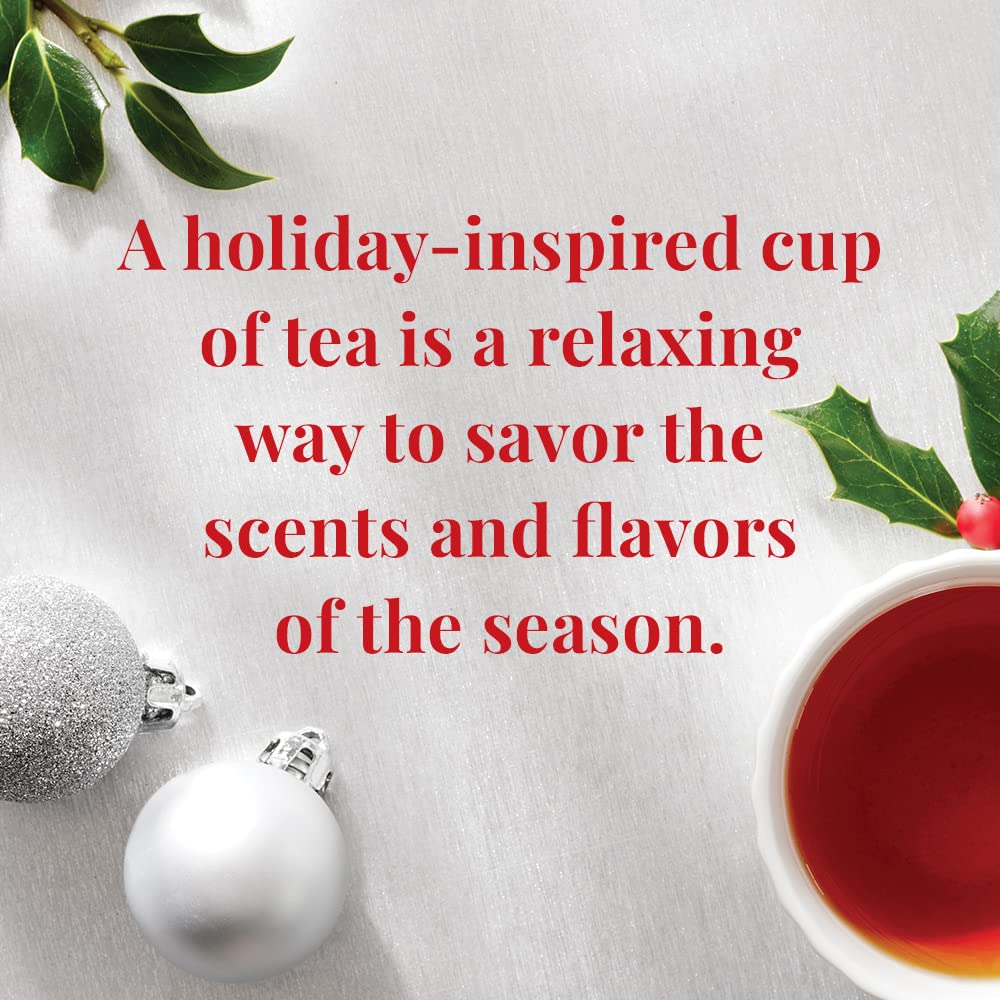 The Republic of Tea ingredients label showing black tea with cinnamon and cloves