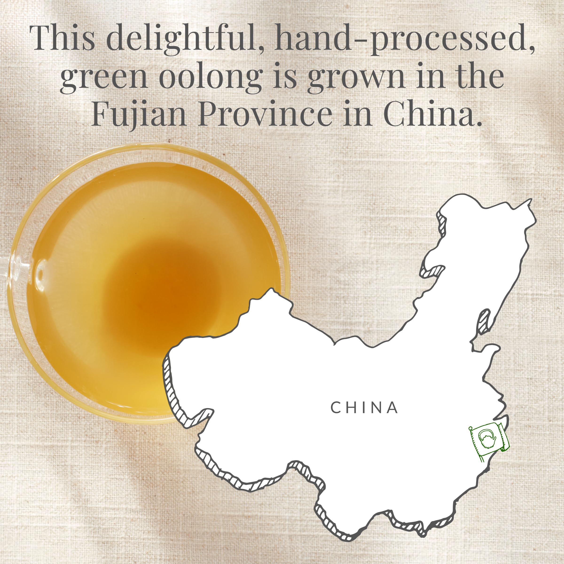 Milk Oolong tea tin with 36 tea bags emphasizes convenient daily ritual.