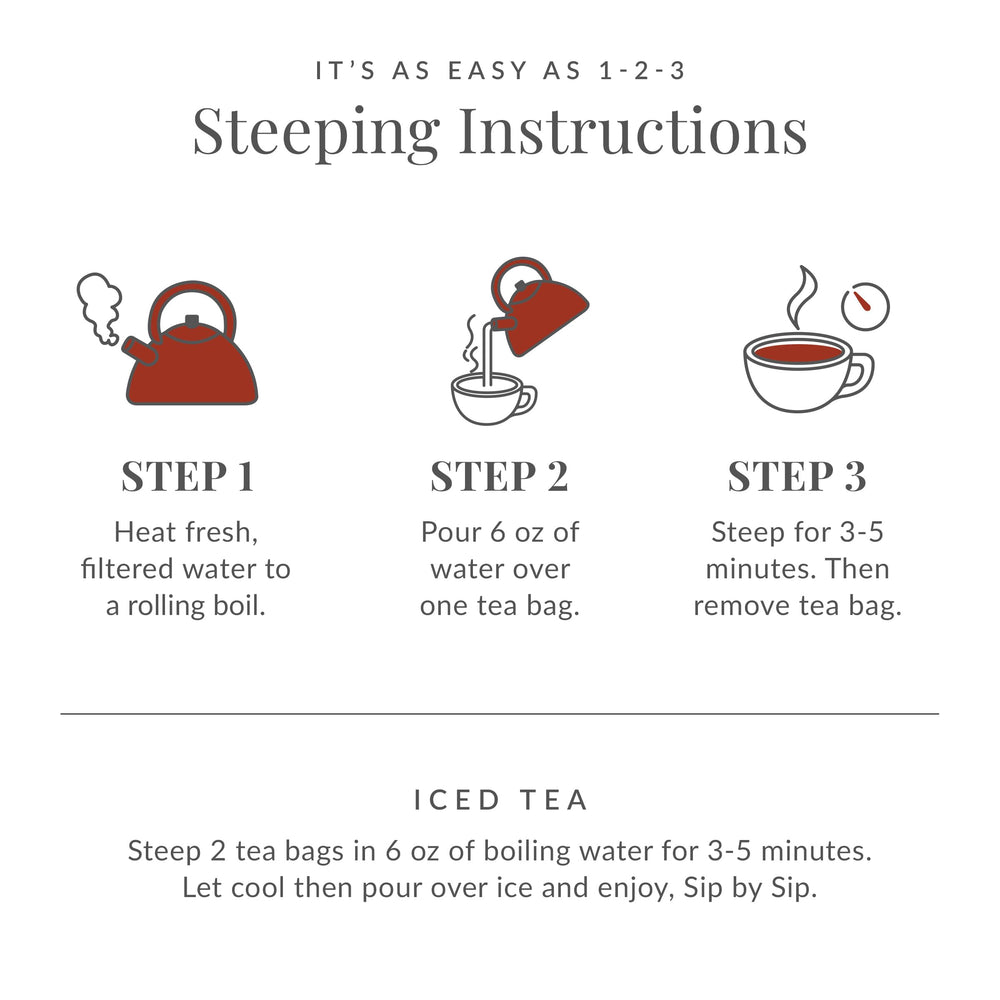 The Republic of Tea PassionFruit Papaya – naturally caffeinated, ideal afternoon pick-me-up.
