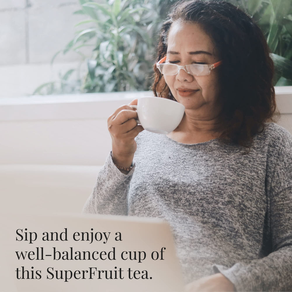 Republic of Tea Pomegranate Green SuperFruit Tea bags ready for quick, flavorful brews