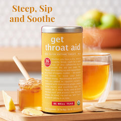 Rooibos Be Well cup with caffeine-free warmth from The Republic of Tea