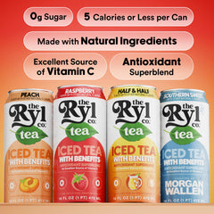 The Ryl Co Iced Tea MVP glass pour ready to drink.
