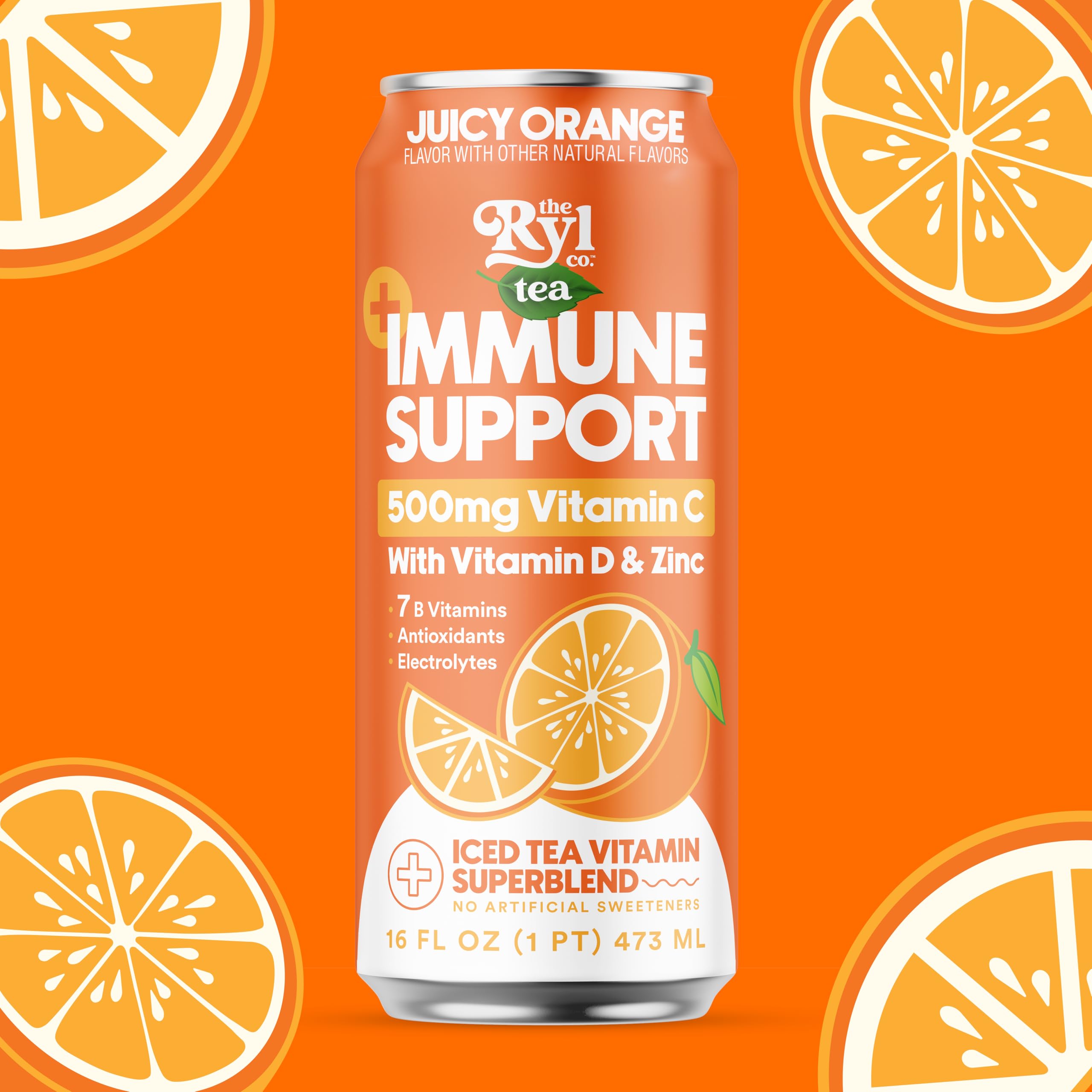 Front shot of The Ryl Co immune support 12-pack emphasizes value and convenience